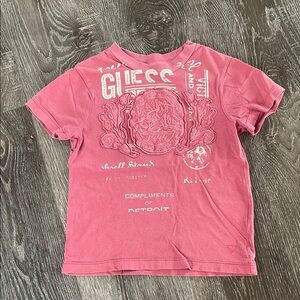 GUESS Kids Rose Graphic Vintage Tee